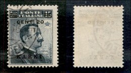 COLONIE - Egeo - Carchi - 1916 - 20 Cent Su 15 Cent Michetti Soprastampato (8) - Usato (35) - Altri & Non Classificati