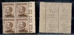 COLONIE - Egeo - Patmo - 1912 - 40 Cent Michetti (6) - Quartina - Gomma Integra - Other & Unclassified