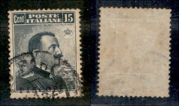 COLONIE - Egeo - Piscopi - 1912 - 15 Cent (4 Varietà) Usato - Soprastampa In Basso Sulla Cornice - Non Catalogato - Other & Unclassified