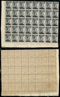 COLONIE - Egeo - Piscopi - 1916 - 20 Cent Su 15 Cent Michetti (8) - Blocco Angolare Di 40 - Gomma Integra - Other & Unclassified