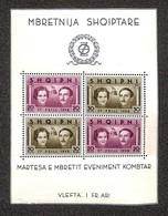 ALBANIA - 1938 - Foglietto Matrimonio (block 2) - Gomma Originale - Other & Unclassified