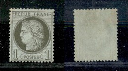 FRANCIA - 1871 - 1 Cent (45) - Nuovo Con Gomma - Andere & Zonder Classificatie