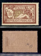 FRANCIA - 1900 - 1 Franco Merson (98x) - Gomma Originale (35) - Altri & Non Classificati