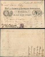 GRAN BRETAGNA - Fiscali - Londra 1869 (10 Marzo) - Ricevuta Con 1 Penny Fiscale - Da Esaminare - Otros & Sin Clasificación