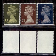 GRAN BRETAGNA - 1977 - Elisabetta II Machin (732/734) - Serie Completa - Gomma Integra (35) - Otros & Sin Clasificación