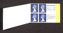 GRAN BRETAGNA - 1989 - Folded Booklet 4 X 14p (GB4) - Nuovo - Altri & Non Classificati