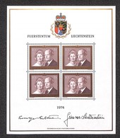 LIECHTENSTEIN - 1974 - Minifoglio Principi (614) - Gomma Integra (65) - Altri & Non Classificati