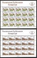 LIECHTENSTEIN - 1977 - Europa (667/668) - Serie Completa In Minifogli - Gomma Integra - Other & Unclassified