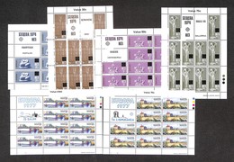 MALTA - 1974/977 - Europa (493/496 + 554/555) - 2 Serie Complete In Minifogli - Gomma Integra - Autres & Non Classés