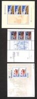 PORTOGALLO - AZZORRE - 1981/1983 - Europa (Block 2/4) - 3 Foglietti - Gomma Integra - Other & Unclassified