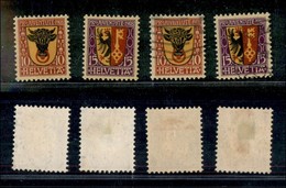 SVIZZERA - 1918 - Pro Juventute (143/144) - 2 Serie Complete - Una Nuova E Una Usata - Other & Unclassified