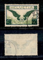 SVIZZERA - 1929 - 40 Cent Posta Aerea (234x) - Carta Patinata - Usato - Sonstige & Ohne Zuordnung