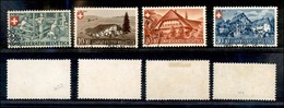 SVIZZERA - 1945 - Pro Patria (460/463) - Serie Completa - Usata - Sonstige & Ohne Zuordnung