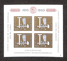 SVIZZERA - 1960 - Foglietto Pro Patria (Block 17) - Gomma Integra - Other & Unclassified