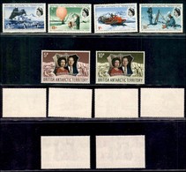 BRITISH ANTARCTIC TERRITORY - 1969/1972 - Commemorativi (20/23 + 43/44) - 2 Serie Complete - Gomma Integra (25) - Altri & Non Classificati