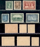 CANADA - 1935 - 25° Anniversario Trono Giorgio V (178/183) - Serie Completa - Gomma Integra - Other & Unclassified