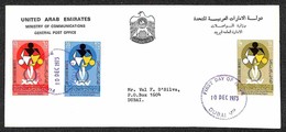 EMIRATI ARABI UNITI - 1973 - Diritti Umani (18/20) - Serie Completa Su Busta FDC Dubai 10.12.73 (80) - Altri & Non Classificati