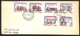 QATAR - 1969 - Scout (391/396) - Serie Completa Su Busta FDC 18.9.69 (40) - Altri & Non Classificati