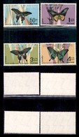 TAILANDIA - 1968 - Farfalle (525/528) - Serie Completa - Gomma Integra (70) - Other & Unclassified