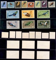 UGANDA - 1965 - Uccelli (87/100) - Serie Completa - Gomma Integra (100) - Autres & Non Classés