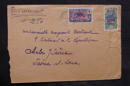 OUBANGUI - Enveloppe En Recommandé De Fort Crampel Pour La France En 1926,  Affranchissement Plaisant - L 34498 - Storia Postale