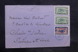 OUBANGUI - Enveloppe Pour La France En 1925,  Affranchissement Plaisant - L 34500 - Cartas & Documentos