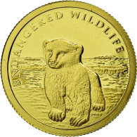 Monnaie, Îles Cook, Elizabeth II, Ours Polaire, 10 Dollars, 2008, Franklin - Isole Cook
