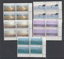 AAT 1987 Landscapes 5v Bl Of 4 ** Mnh (43463) - Unused Stamps