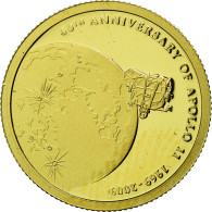 Monnaie, Îles Cook, Elizabeth II, Mission Apollo XI, 10 Dollars, 2009, Franklin - Cook Islands