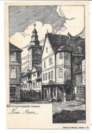 CPA..ALLEMAGNE...HANAU..   RUE BASSE..  1904....  ILLUSTRATEUR..RESTLER..GUTER ZUSTAND.. - Hanau