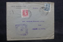 ESPAGNE - Enveloppe Commerciale De Jerez De La Frontera Pour La France En 1940 Avec Contrôle Postal - L 34540 - Bolli Di Censura Nazionalista