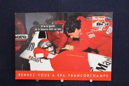 F-241/Affiche Publicitaire,Malboro - World Championship Team, 世界選手権チーム - Ayrton Senna - Rendez-vous à  Spa-Francorchamps - Sportsmen