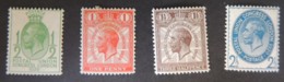 GREAT BRITAIN 1929 KGV SET OF 4 UPU CONGRESS SG434-437 MOUNTED MINT GB - Ungebraucht