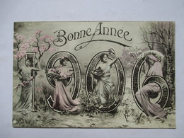 1906 -     QUATRE JEUNES FEMMES                  TTB - Nouvel An
