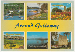 Galloway, Scotland Multiview. Loch Ken, Clatteringshaws Loch - Dumfriesshire