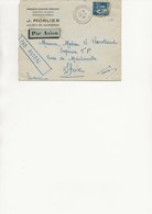 LETTRE AFFRANCHIE N° 288  OBLITEREE CAD AULNAY - DE - SAINTONGE -CHARENTE INF -1936 - 1921-1960: Modern Period
