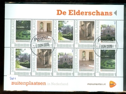 NEDERLAND 2012 * Persoonlijke Postzegels BUITENPLAATSEN * BLOK * DE ELDERSCHANS * POSTFRIS GESTEMPELD (201) - Personnalized Stamps