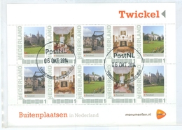 NEDERLAND 2012 * Persoonlijke Postzegels BUITENPLAATSEN * BLOK * TWICKEL * POSTFRIS GESTEMPELD (203) - Persoonlijke Postzegels