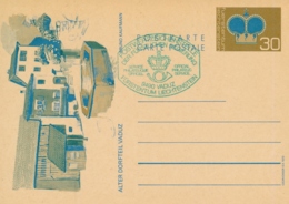 Michel P77 Bildpostkarte Alter Dorfteil Von Vaduz - Grüner Zusatzstempel Official Philatelic Service - Stamped Stationery