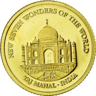 Monnaie, Îles Salomon, Elizabeth II, Taj Mahal, 5 Dollars, 2011, B.H. Mayer - Solomon Islands