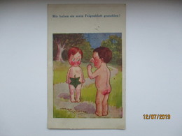 MAURICE , ADAM AND EVE , OLD POSTCARD  ,0 - Maurice