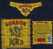 Belgique Lot 3 Étiquettes Bière Beer Labels Gordon Finest Gold - Beer