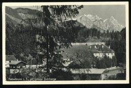 Fieberbrunn In Tirol Mit Loferer Steinberge 1952 Postes Aux Armées Chizzall - Fieberbrunn