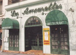 CPM 10x15. Restaurant  " LES AMOURETTES " 32 Rue De Paris - Hotels & Restaurants