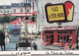 CPM 10x15. Bar  " LE SABOT ROUGE " Paris Place Du Tertre - Hotel's & Restaurants