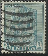 INDIA INDE 1949 BODHISAVVTA 1a USATO USED OBLITERE' - Oblitérés