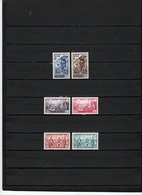 N° 319 à 324 = 6 TIMBRES ALGERIE NEUFS** DE 1954    Cote : 28,20 € - Unused Stamps