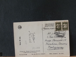 79/179A  CP RUSSE POUR LA BELG.  1938 - Lettres & Documents