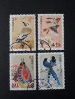 N° 3971 à 3973 Et 3983       Oiseaux - Used Stamps