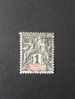 N° 6       1 C. Noir Sur Azuré - Used Stamps